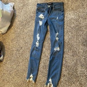Women’s express jeans worn once